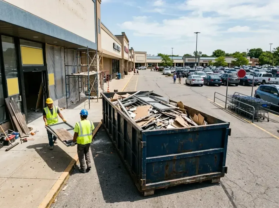 retail-store-renovation-debris-003 — frequently asked questions, Roll-off Dumpster Rentals in East Dundee, IL